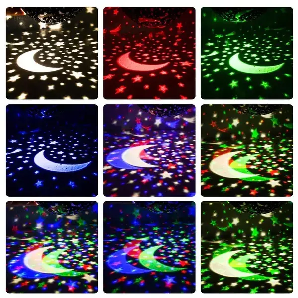 Sky Moon Star Projector LED Night Lamp Projector (8).webp