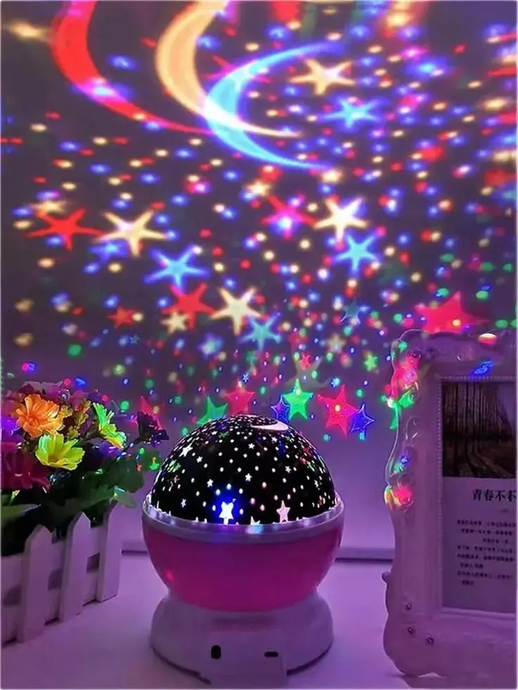 Sky Moon Star Projector LED Night Lamp Projector (16).webp