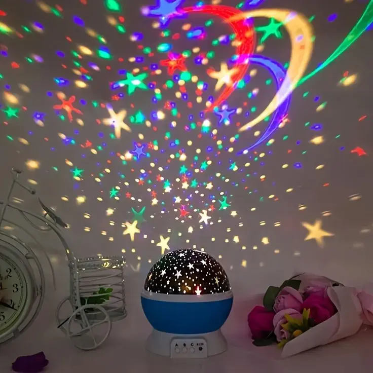 Sky Moon Star Projector LED Night Lamp Projector (3).webp