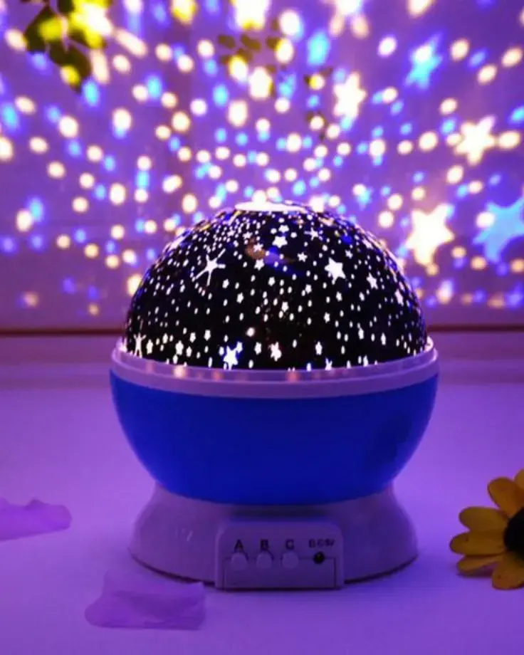 Sky Moon Star Projector LED Night Lamp Projector (13).webp