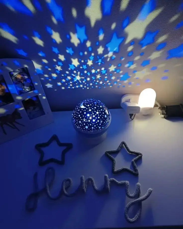 Sky Moon Star Projector LED Night Lamp Projector (12).webp