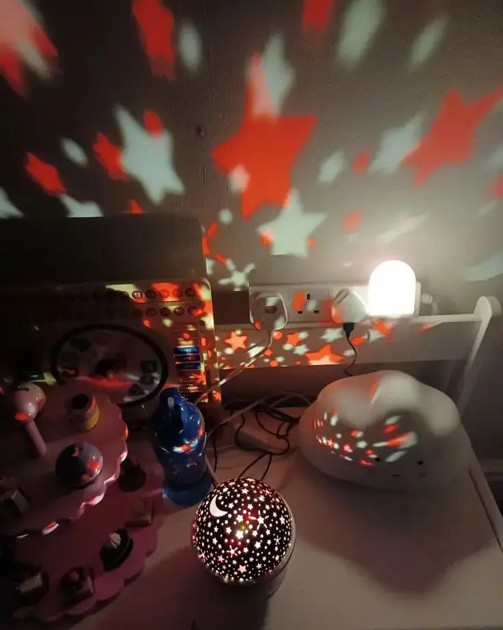 Sky Moon Star Projector LED Night Lamp Projector (14).webp