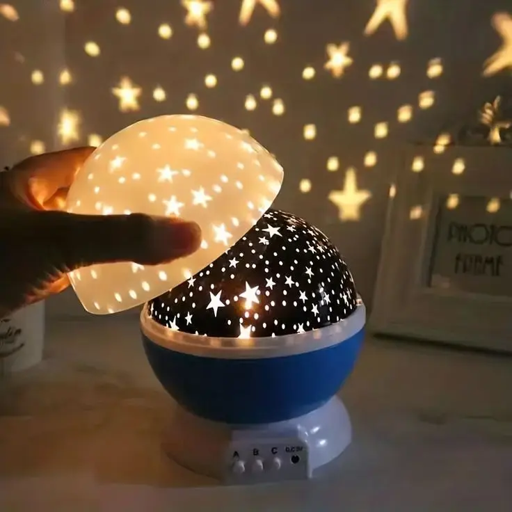 Sky Moon Star Projector LED Night Lamp Projector (10).webp