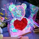 Gorgeous Shining LED Teddy Bear Holding a Red Heart (1).webp